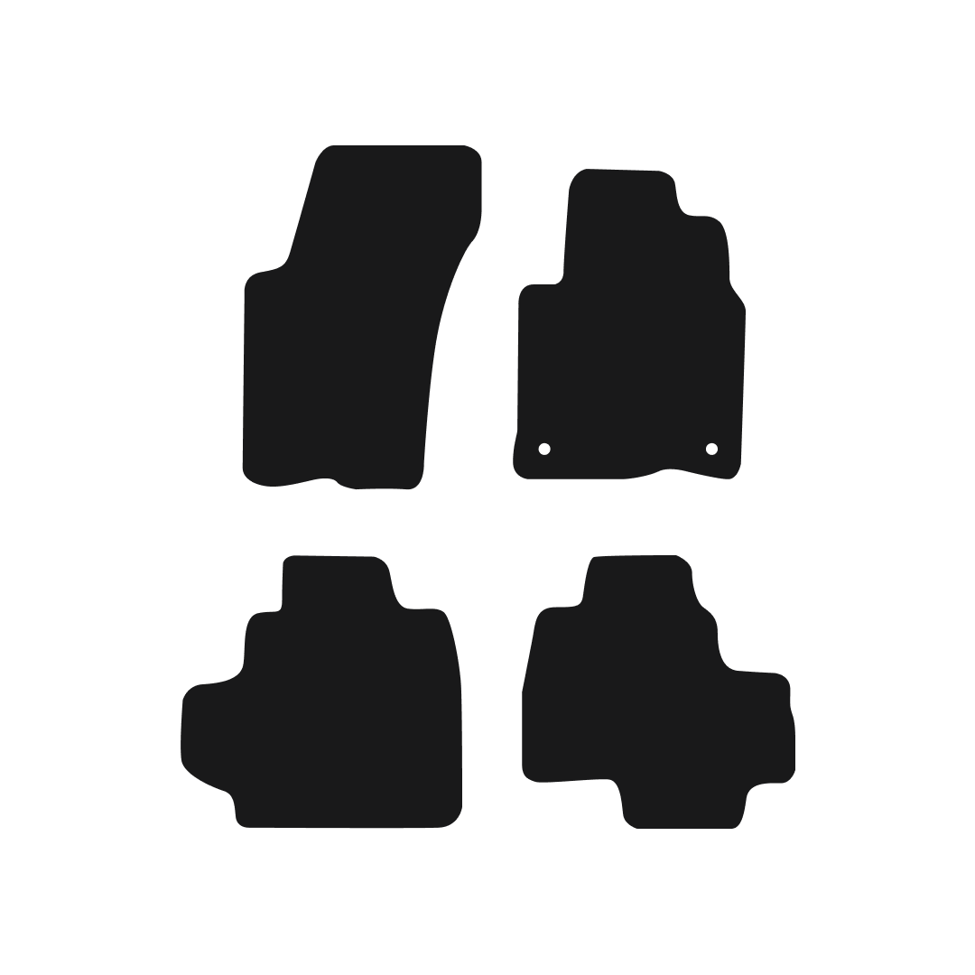 Mercedes M-Class (1998-2005) Car Mats Mat Shape