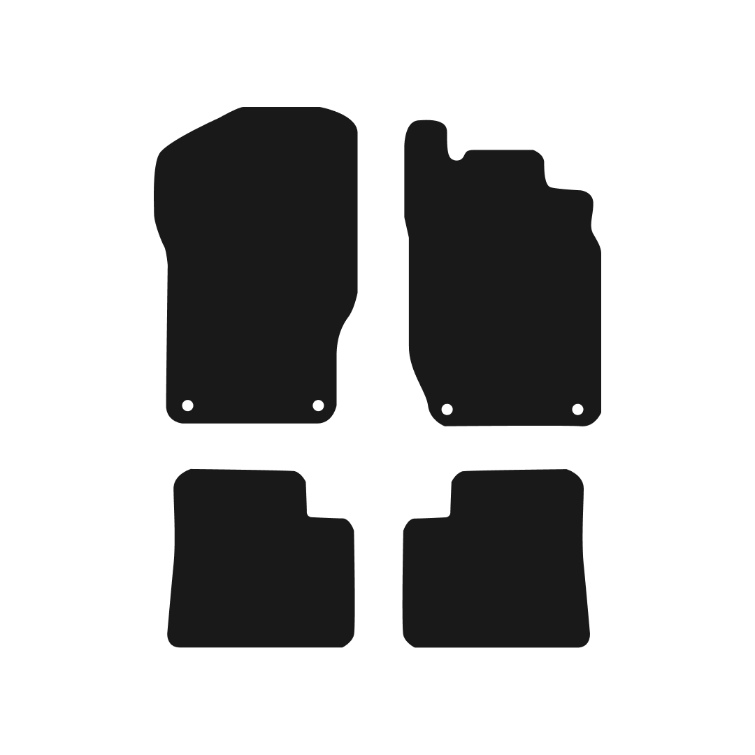 Mercedes M-Class (2005-2012) Car Mats Mat Shape