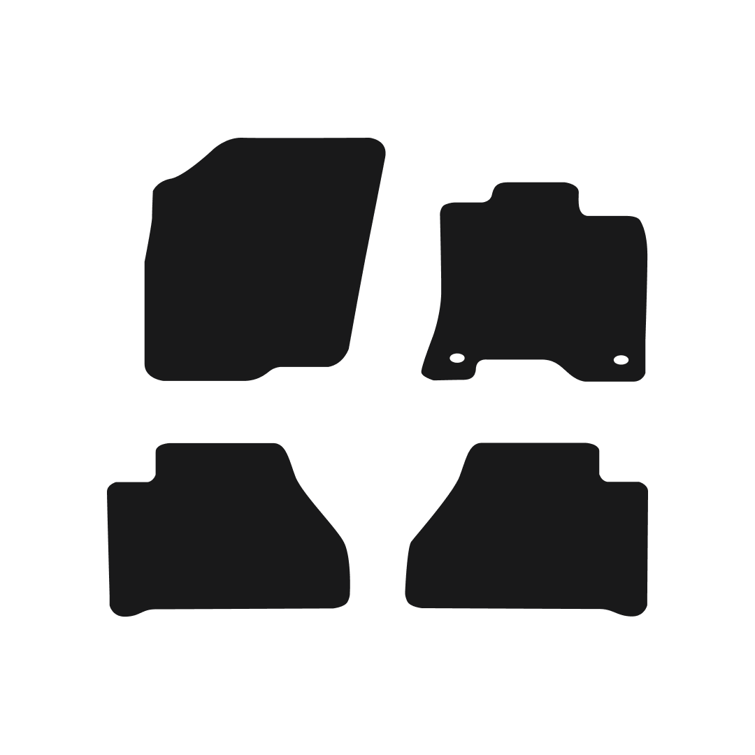 Mercedes X-Class (2017-2020) Car Mats Mat Shape