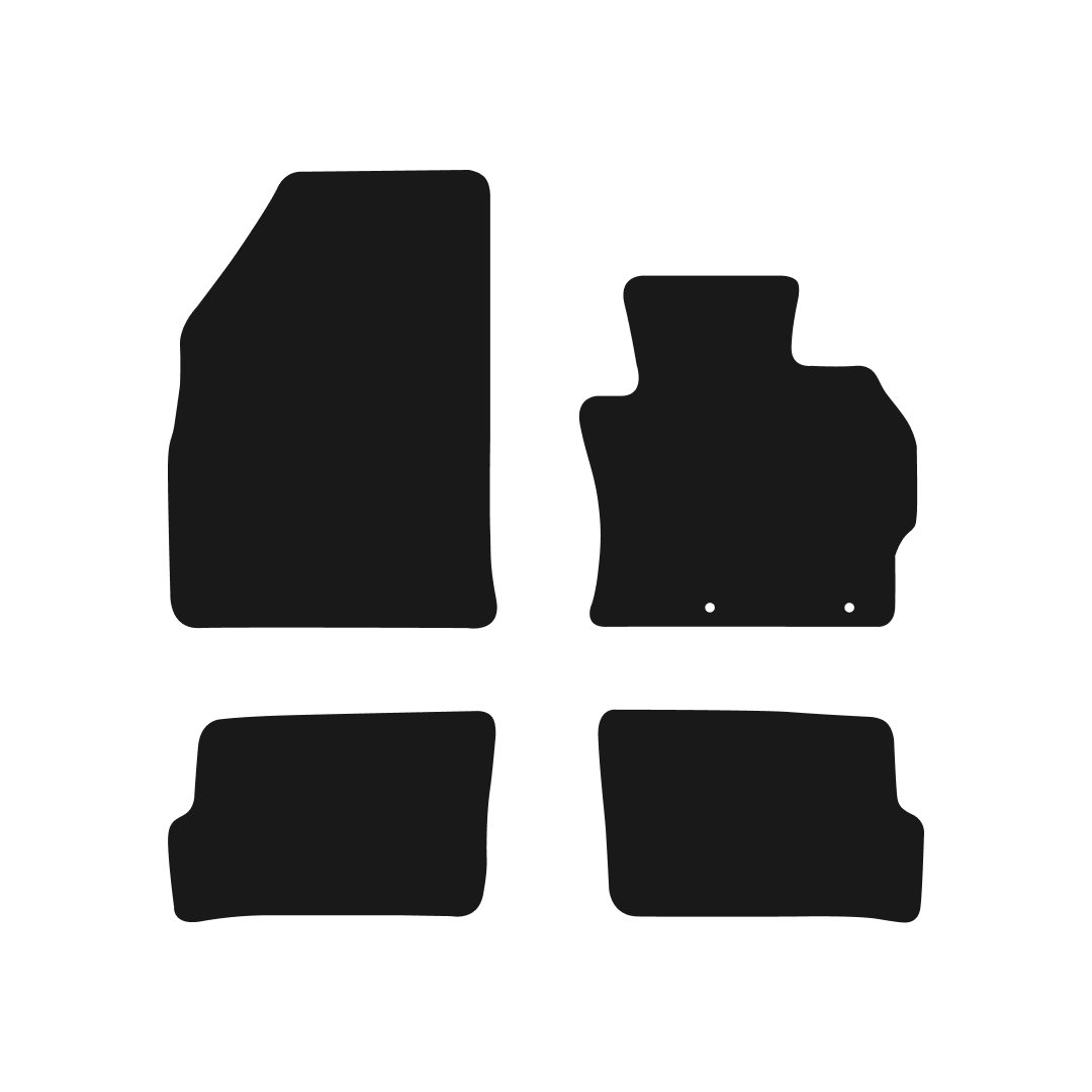 Mitsubishi Mirage (2013-2024) Car Mats Mat Shape