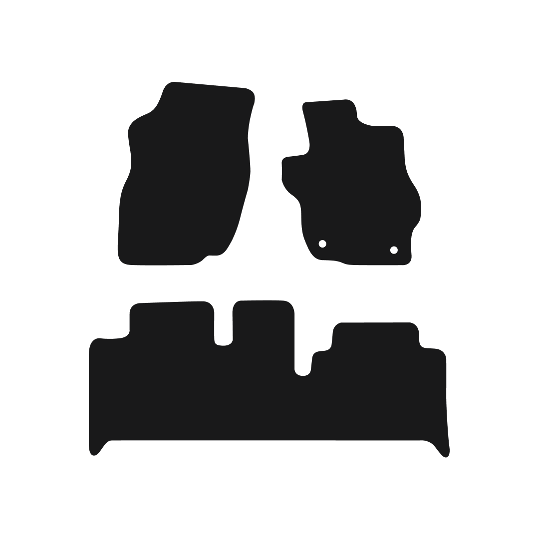 Mitsubishi Space Wagon (1998-2003) Car Mats Mat Shape