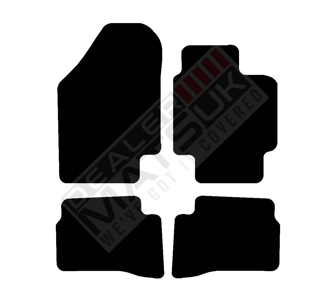 Hyundai Elantra (2001-2004) Car Mats Mat Shape