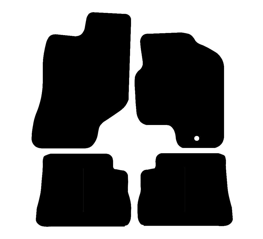 Hyundai Getz (2002-2011) Car Mats (2 clips) Mat Shape