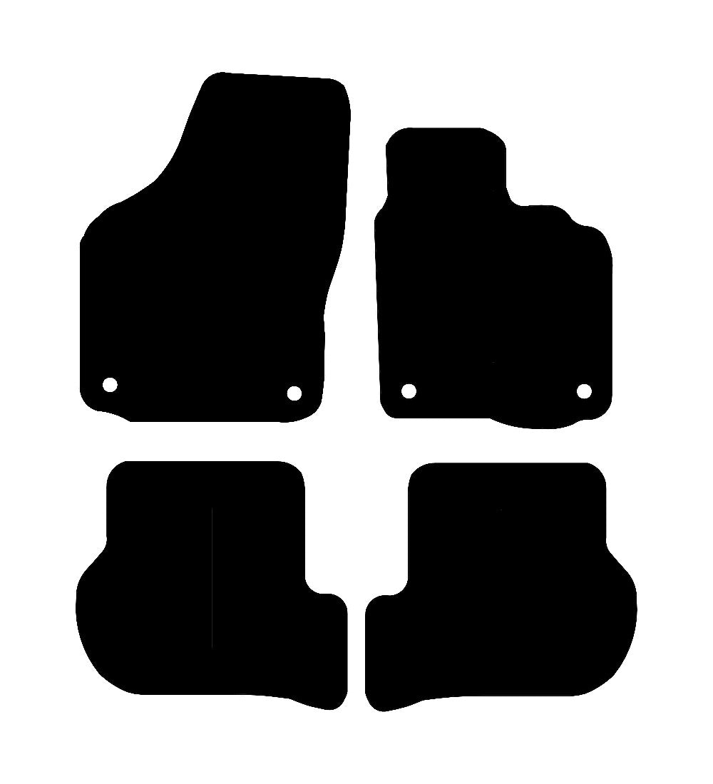 Volkswagen Scirocco (2008-2018) Car Mats Mat Shape