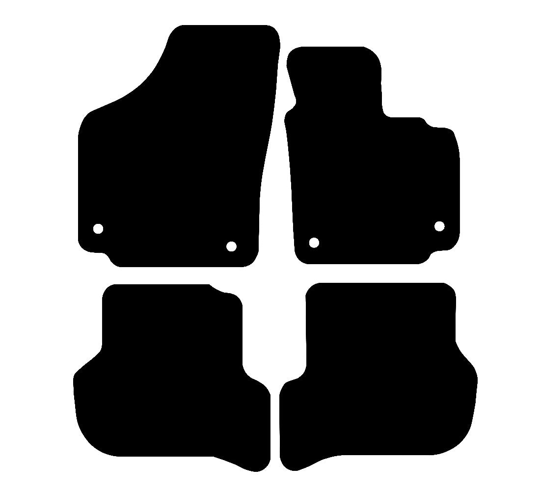 Seat Altea XL (2006-2024) Car Mats Mat Shape