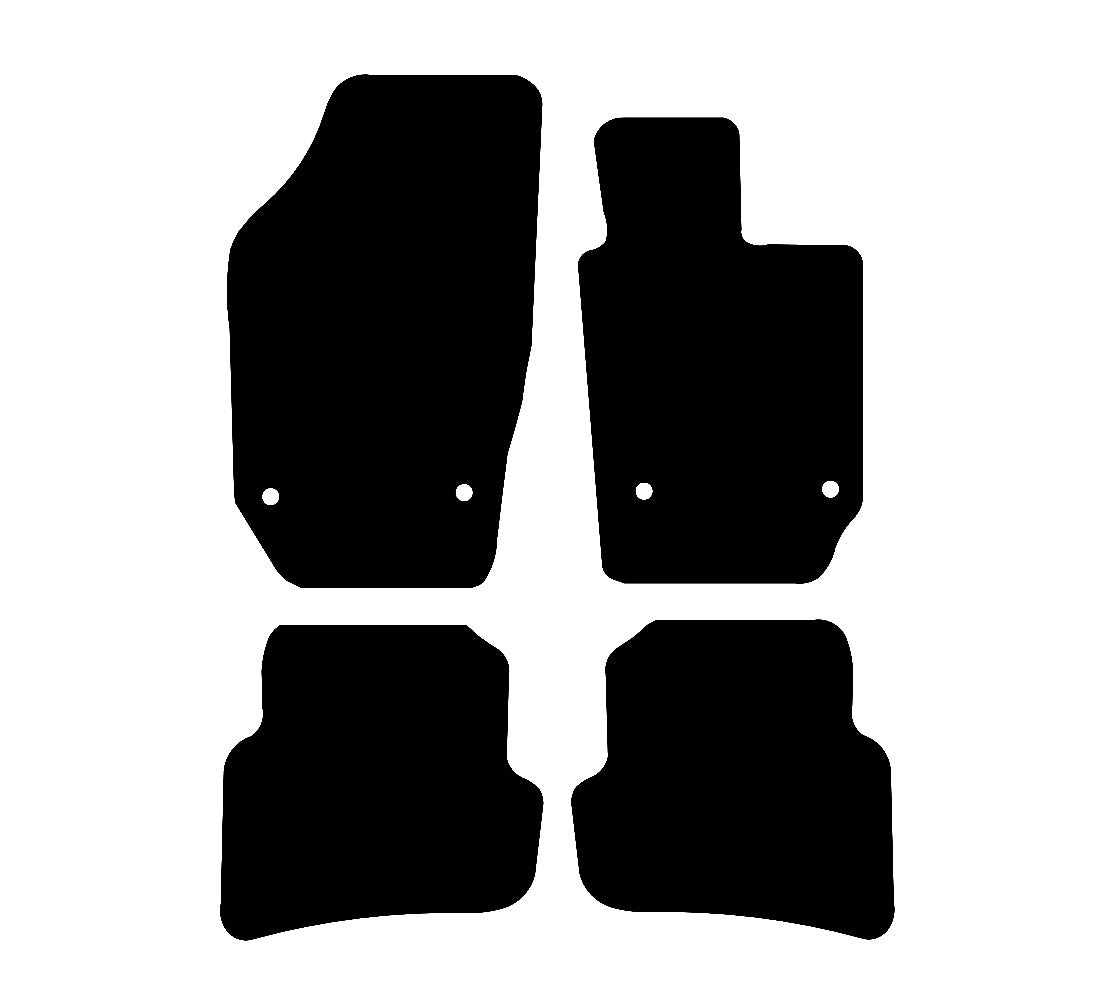 Seat Ibiza (2008-2017) Car Mats Mat Shape