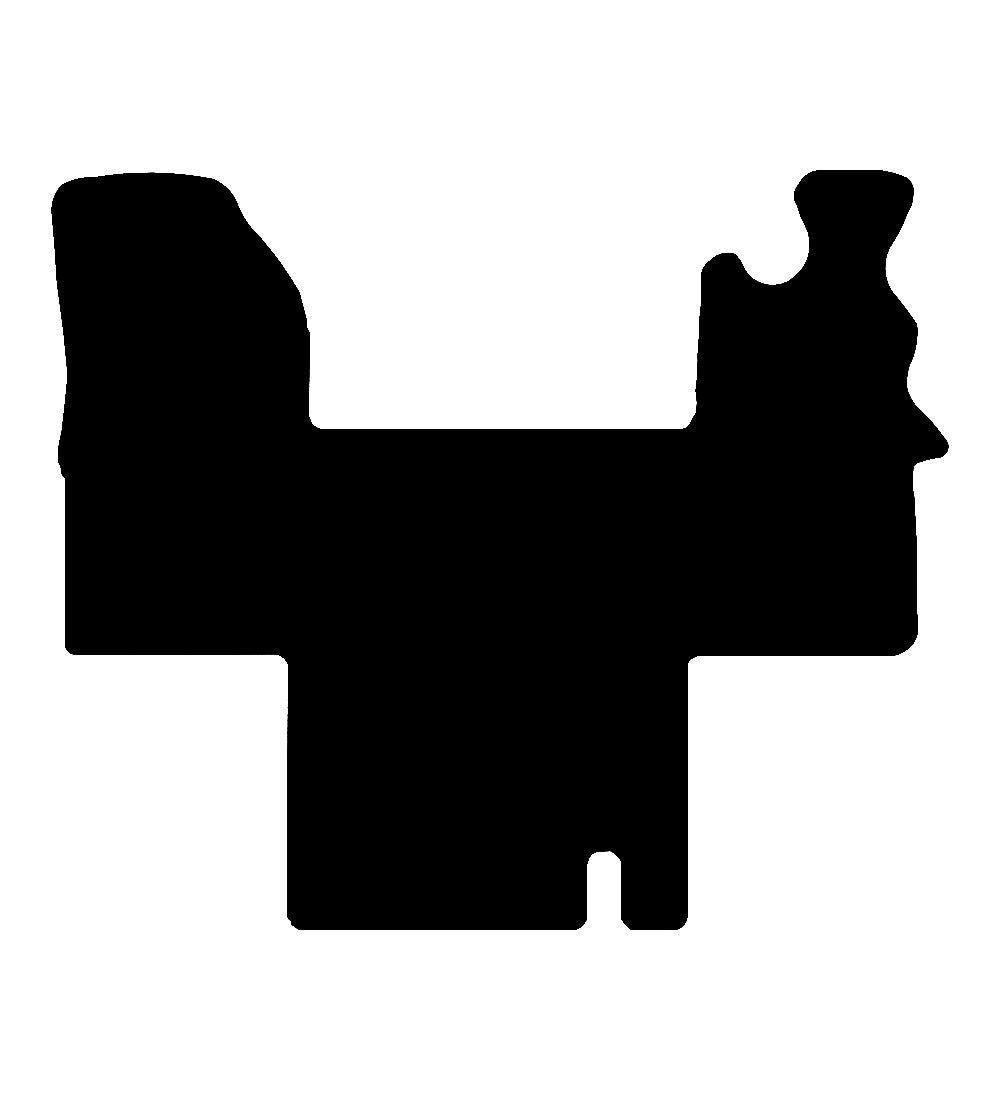 Renault Master Lunar Premier H622 (2006-2010) Van Mats (Motorhome - 1 Piece) Mat Shape