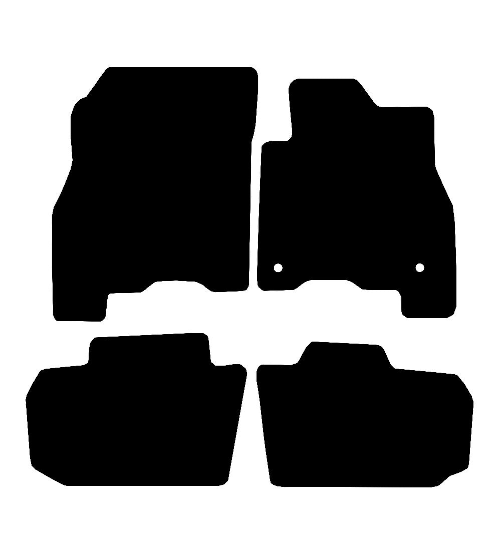 Nissan Leaf (ZE1) (2018-2026) Car Mats Mat Shape