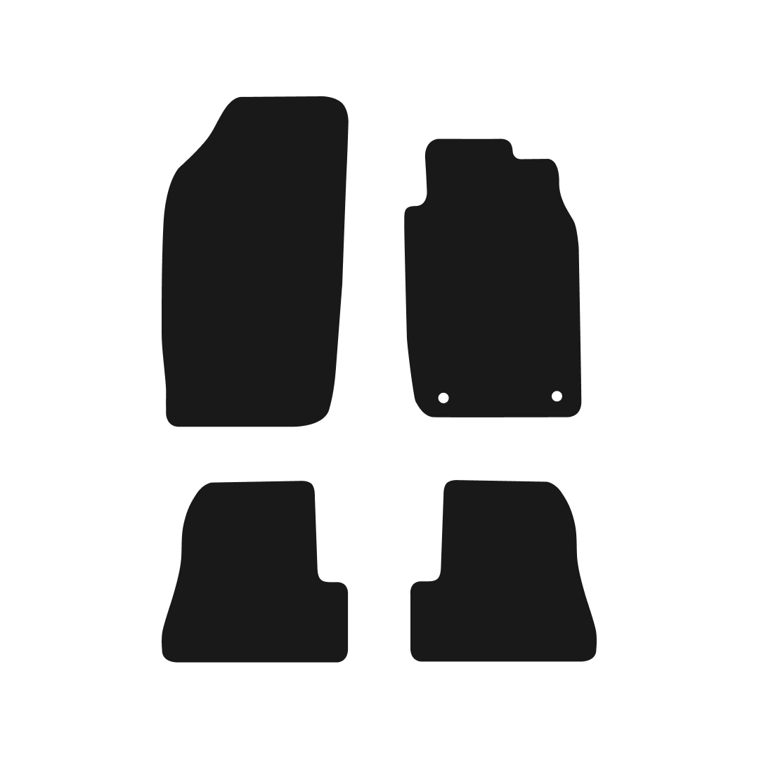 Peugeot 206CC (2001-2007) Car Mats Mat Shape