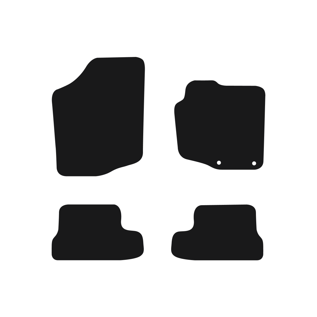 Peugeot 207CC (2007-2014) Car Mats Mat Shape