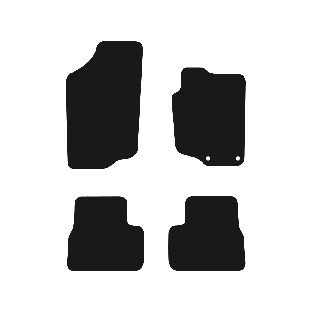 Peugeot 207 (2006-2012) Car Mats Mat Shape