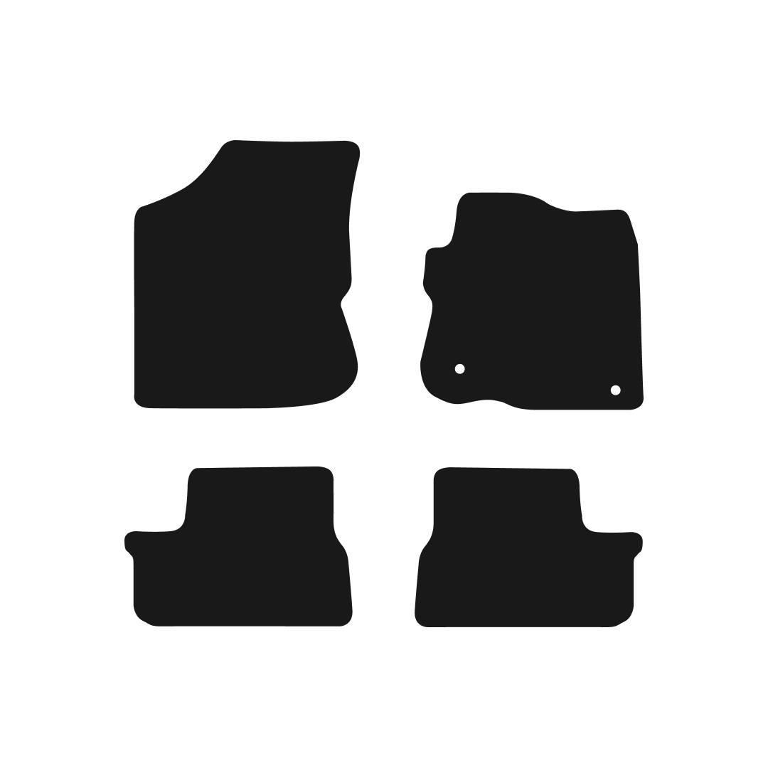 Peugeot 208 (2012-2020) Car Mats Mat Shape