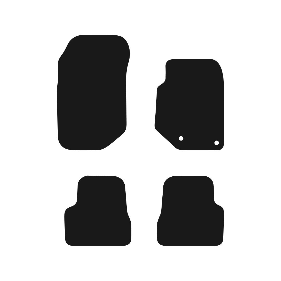 Peugeot 208 (2020-2024) Car Mats Mat Shape