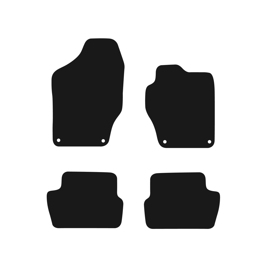 Peugeot 308 (2008-2013) Car Mats Mat Shape