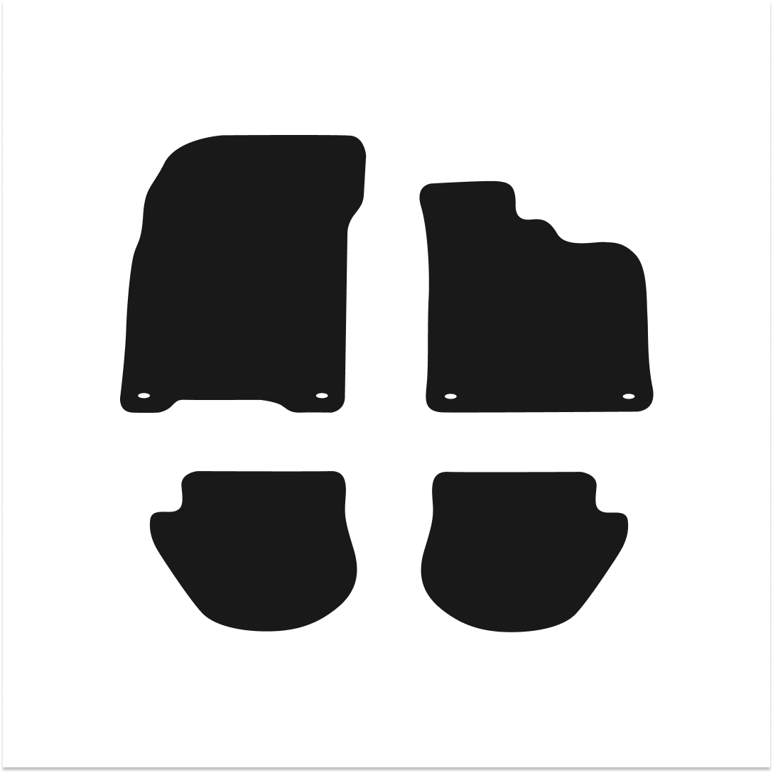 Porsche 911 (964) (1974-1998) Car Mats Mat Shape