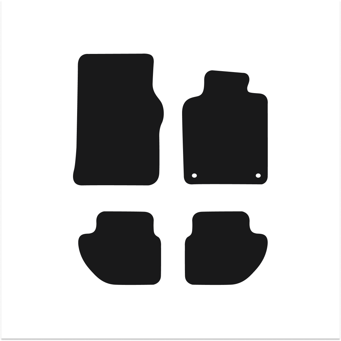 Porsche 944 (1982-1992) Car Mats Mat Shape