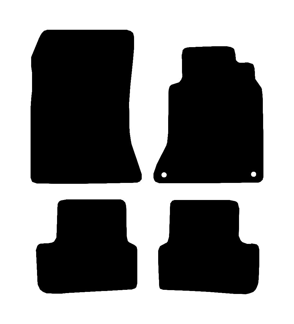 Mercedes A Class (2012-2019) Car Mats Mat Shape