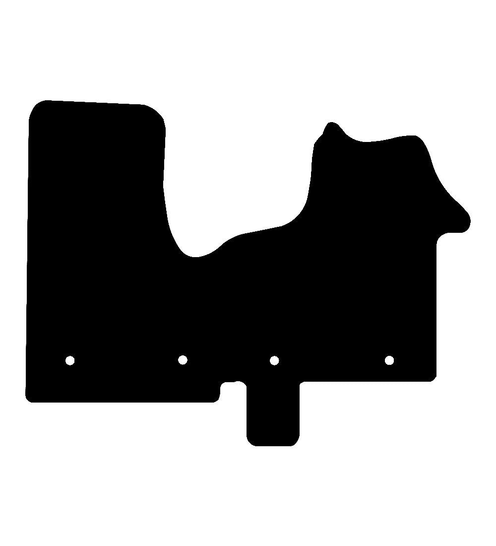 Vauxhall Vivaro (2014-2019) Van Mats Mat Shape