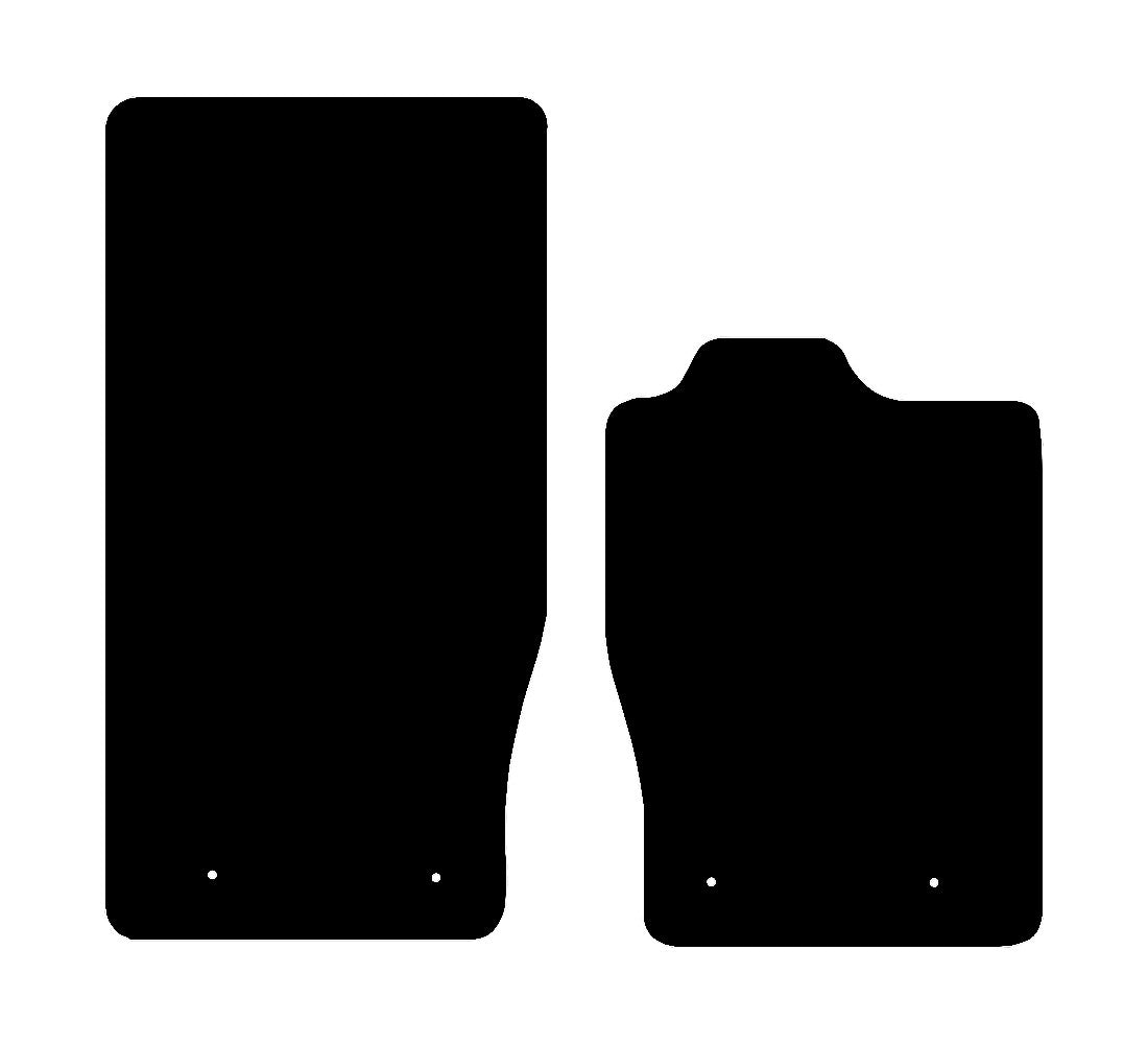 Jaguar XF (2015-2026) Car Mats (X260 - 8 Clips) Mat Shape