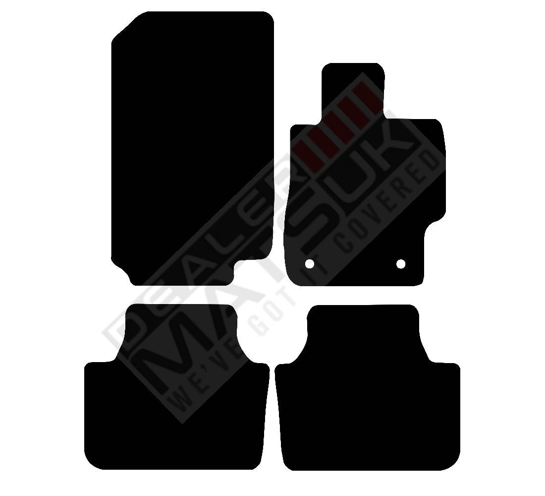 Honda Accord (Manual) (2004-2008) Car Mats (Hook Version) Mat Shape