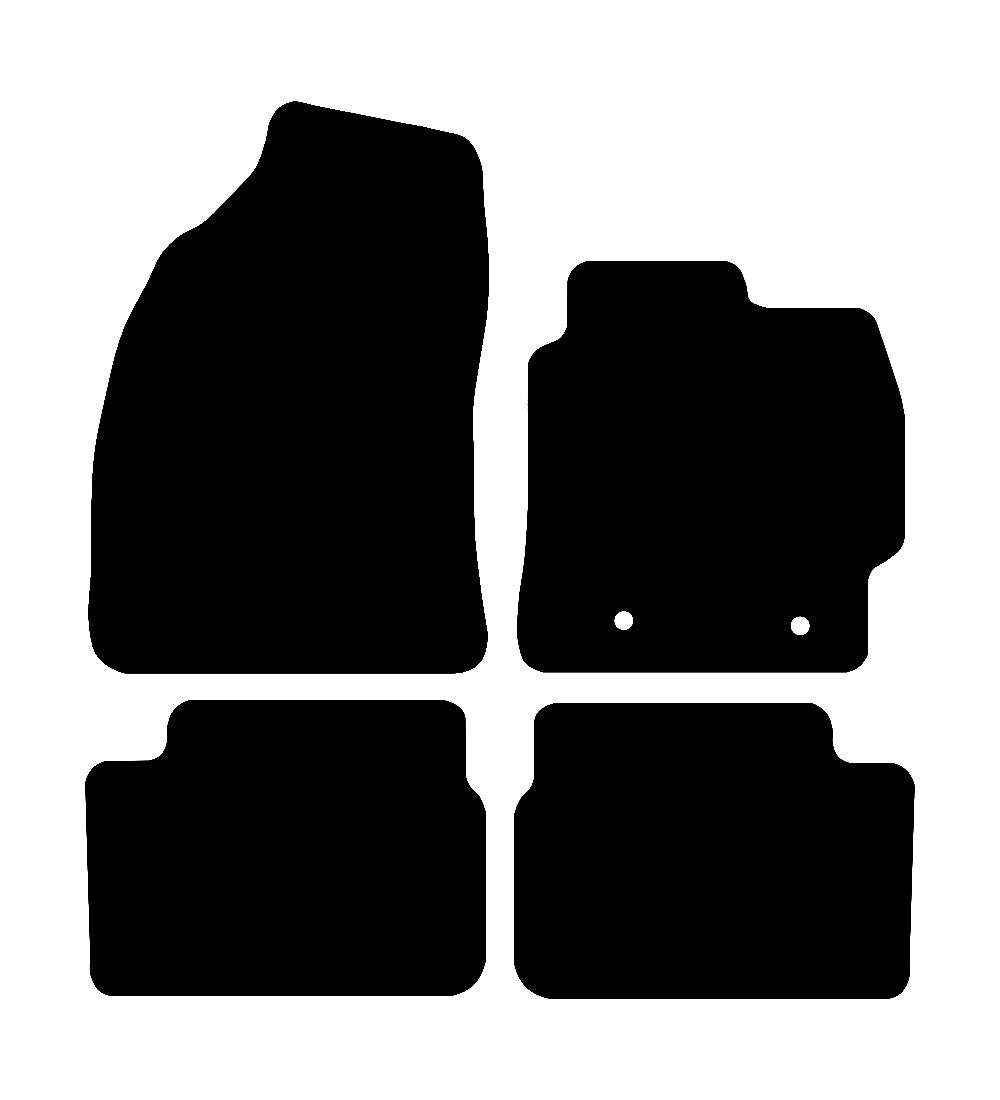 Toyota Corolla (2006-2013) Car Mats Mat Shape