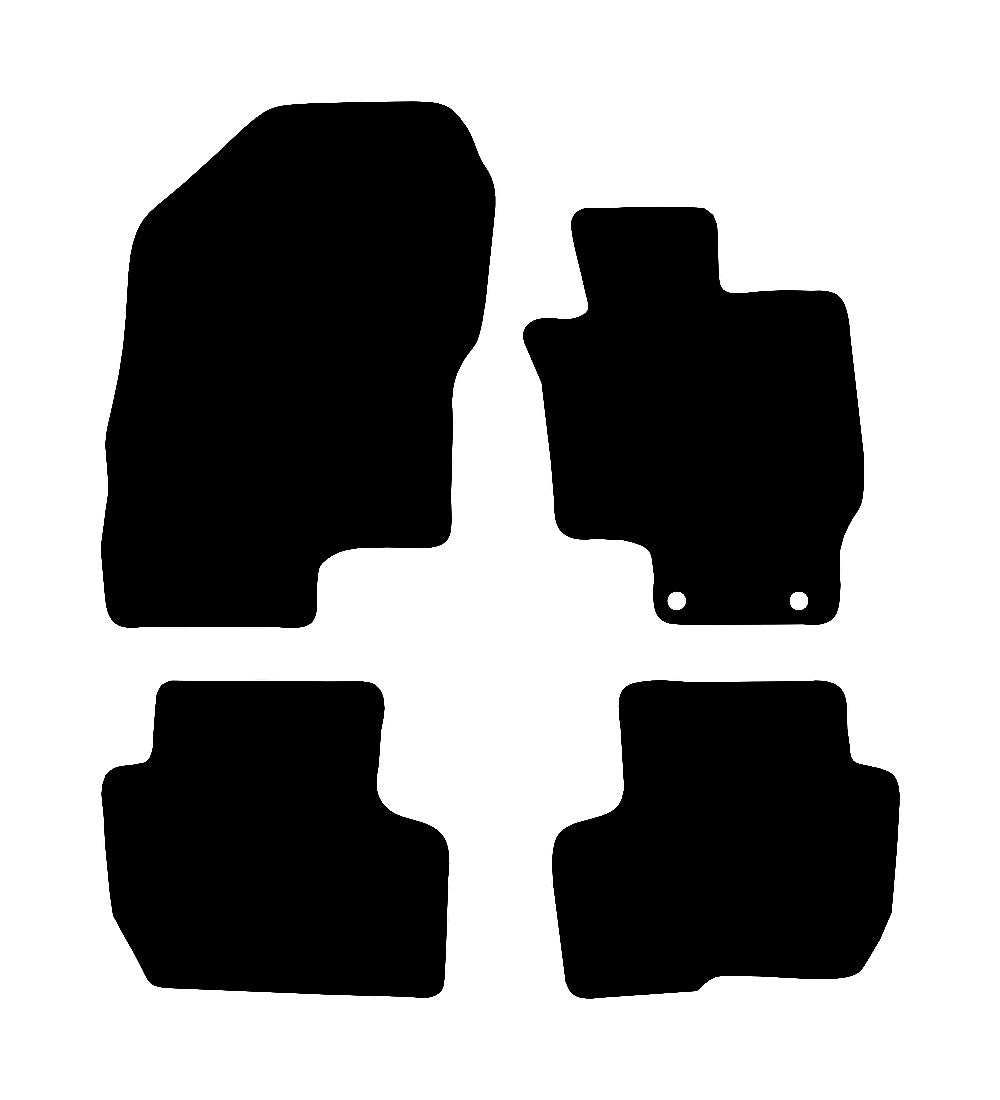 Mitsubishi Outlander PHEV (2014-2024) Car Mats (MK-3) Mat Shape