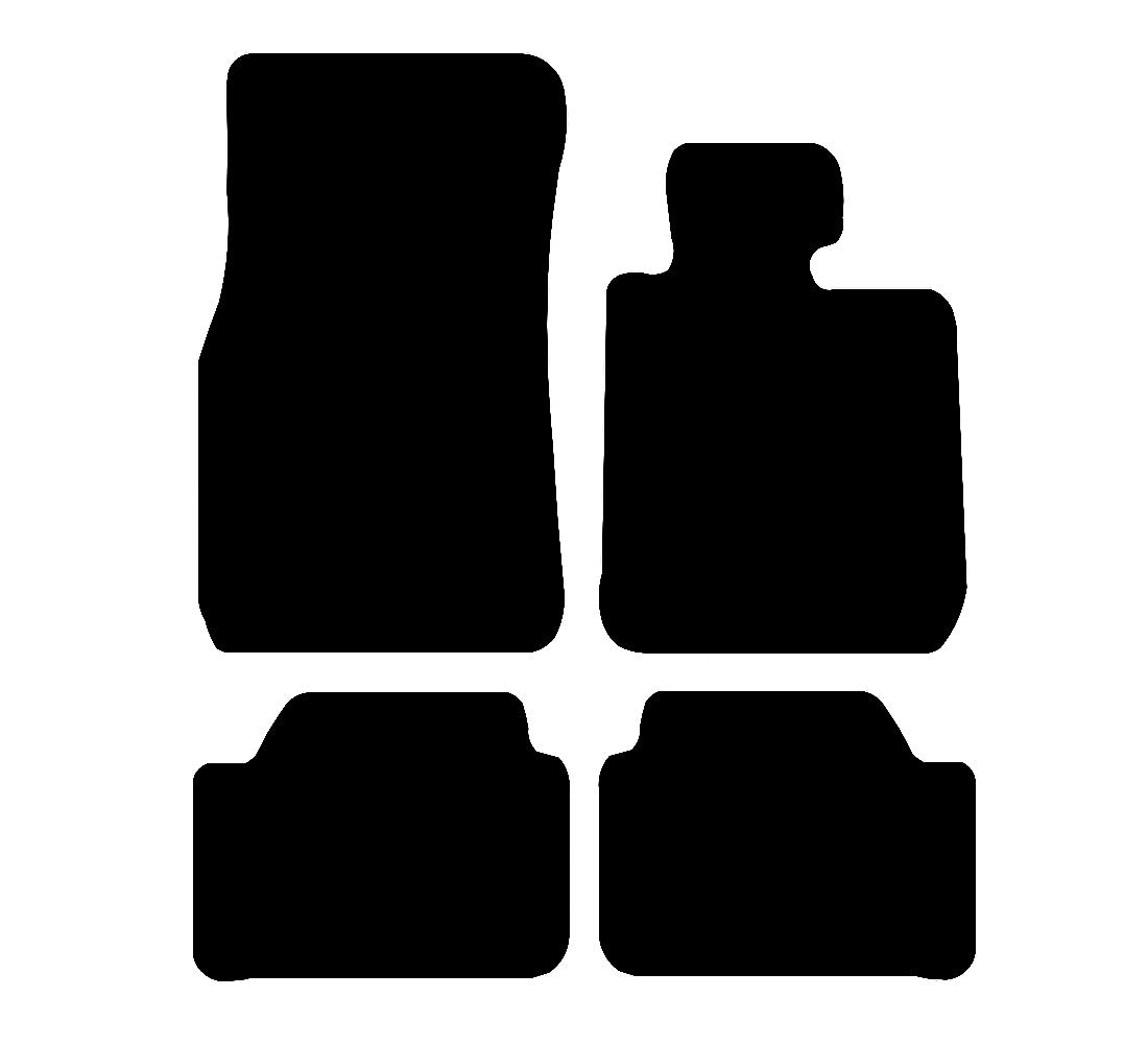 BMW 1 Series F20 (2011-2019) Car Mats Mat Shape