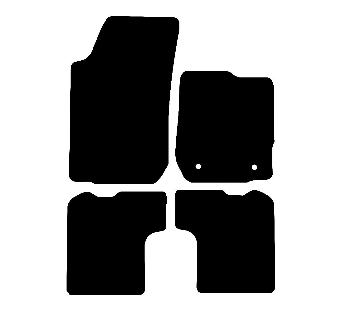 Dacia Sandero (2013-2020) Car Mats Mat Shape