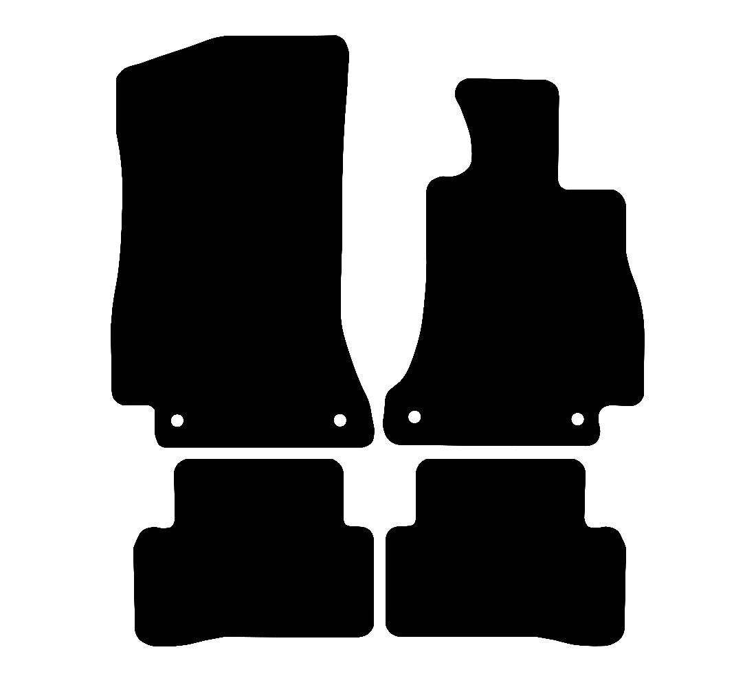 Mercedes X-Class (2017-2020) Car Mats Mat Shape