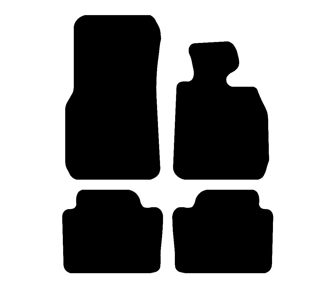 BMW 3 Series F30 & F31 (2012-2019) Car Mats Mat Shape