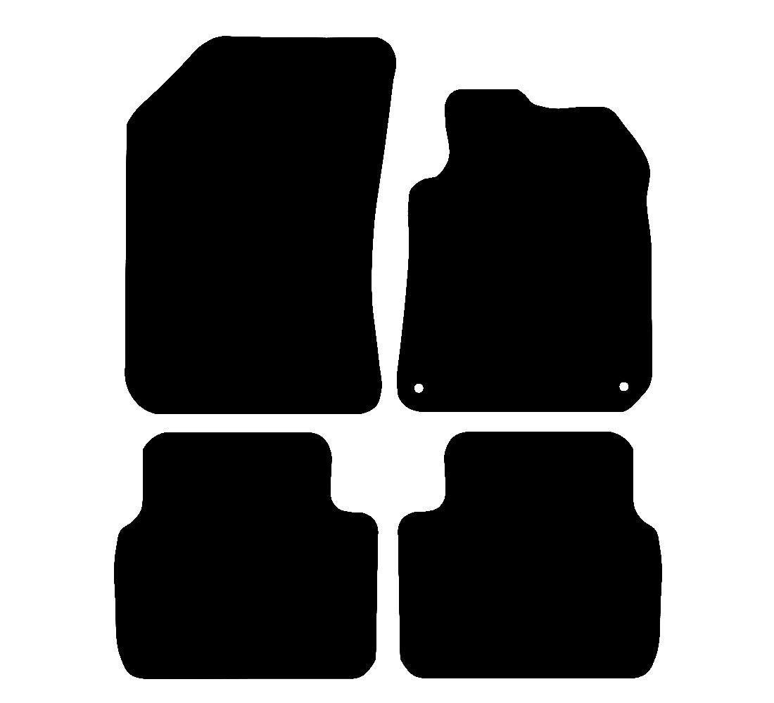 Peugeot 308 SW (2014-2021) Car Mats Mat Shape