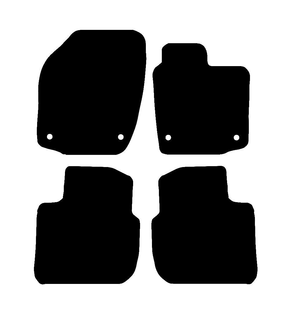 Seat Toledo (2013-2023) Car Mats Mat Shape