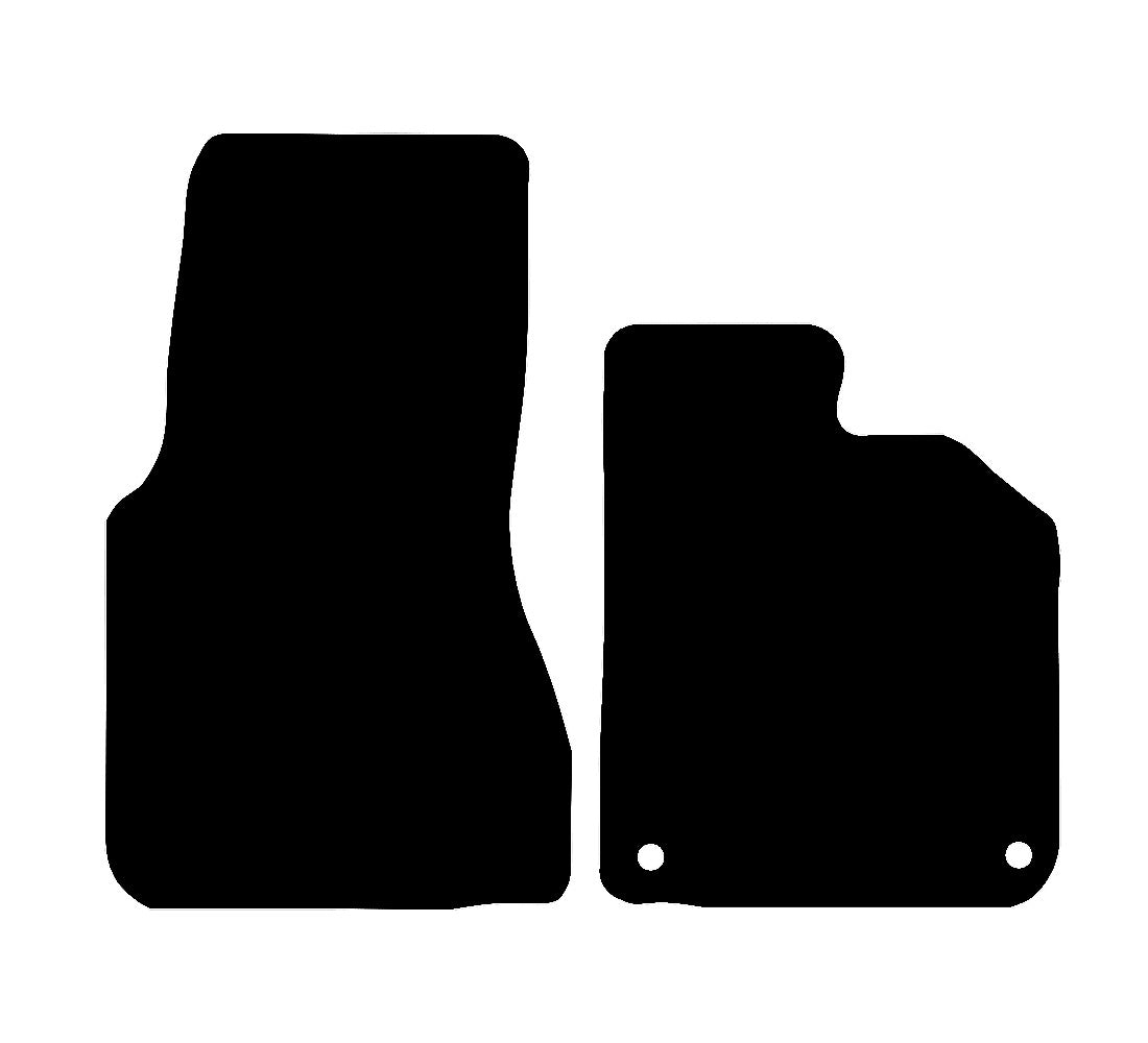 Smart fortwo coupe (2015-2024) Car Mats Mat Shape