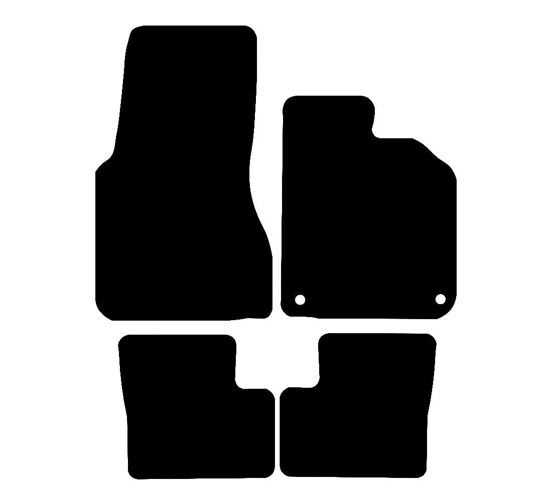 Smart forfour (2015-2022) Car Mats Mat Shape