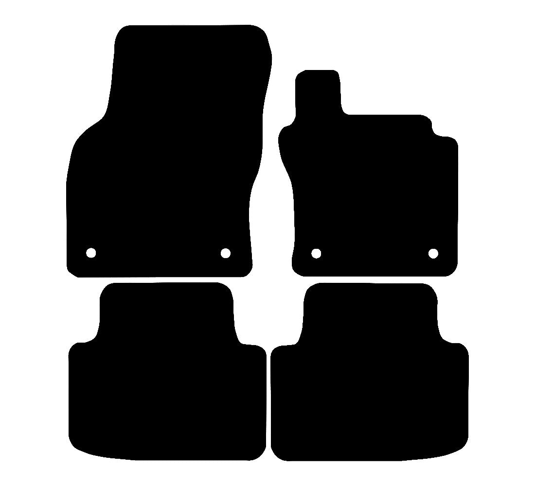 Volkswagen Passat (2015-2024) Car Mats Mat Shape