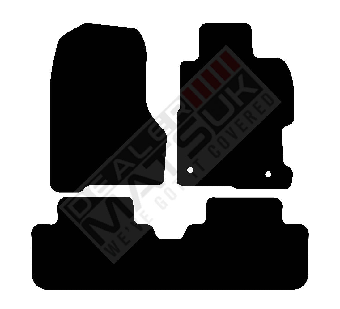 Honda Civic (2001-2006) Car Mats (3 Door No Clips) Mat Shape