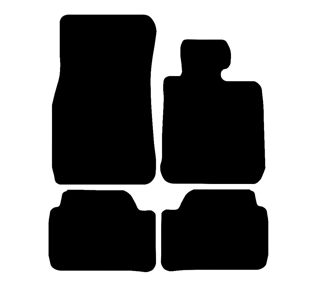 BMW 6 Series (2004-2012) Car Mats Mat Shape