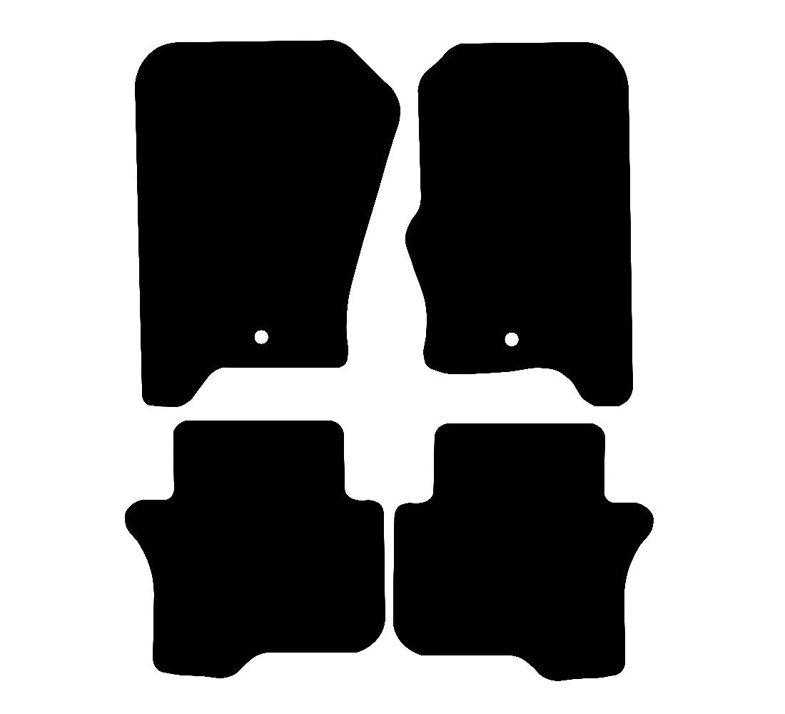 Land Rover Discovery 3 (2004-2009) Car Mats (7 Seat - Alternate) Mat Shape