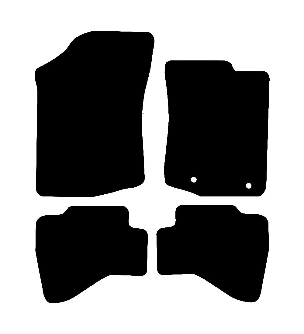 Toyota Aygo (2014-2022) Car Mats Mat Shape