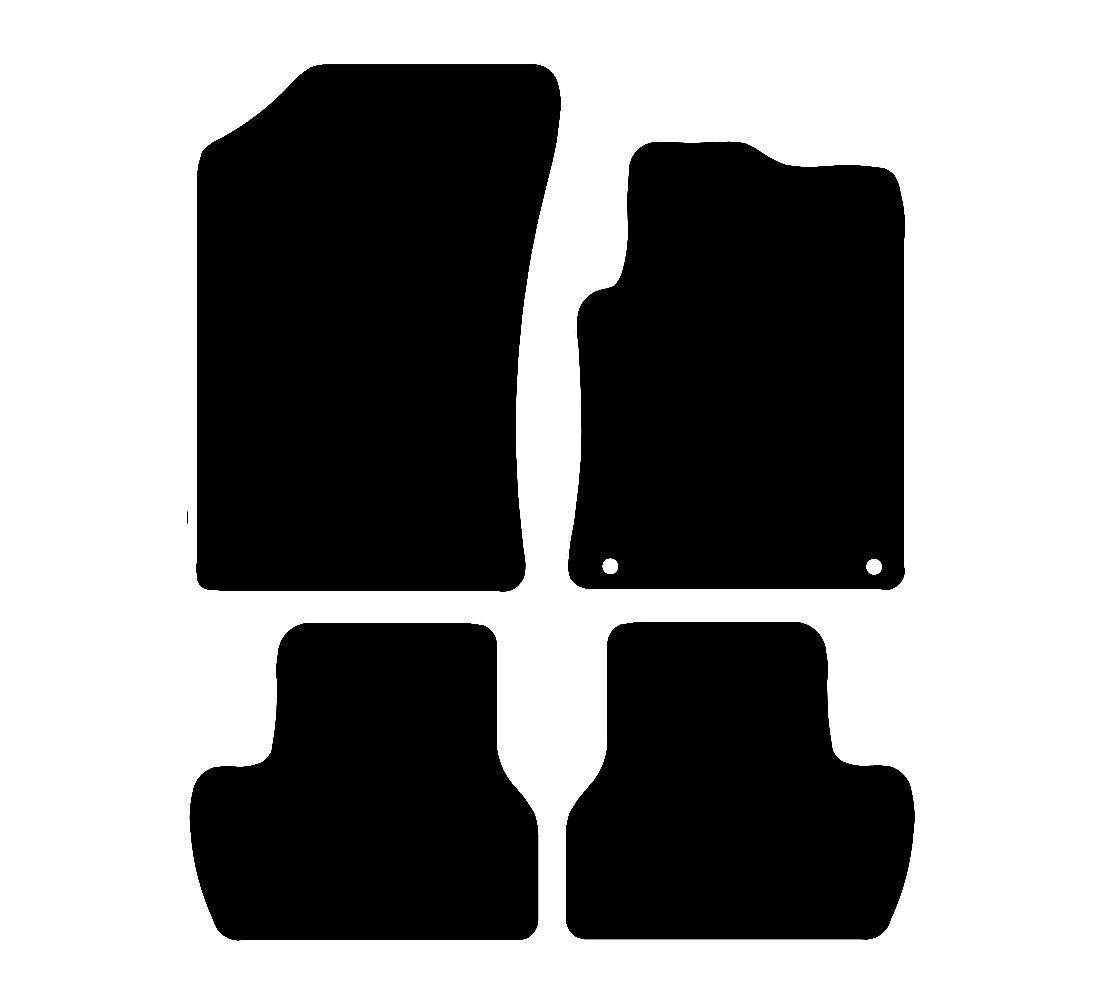 Citroen DS3 (2015-2019) Car Mats Mat Shape
