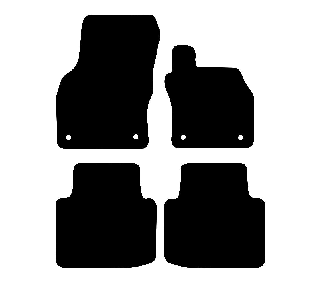 Skoda Superb (2015-2024) Car Mats Mat Shape