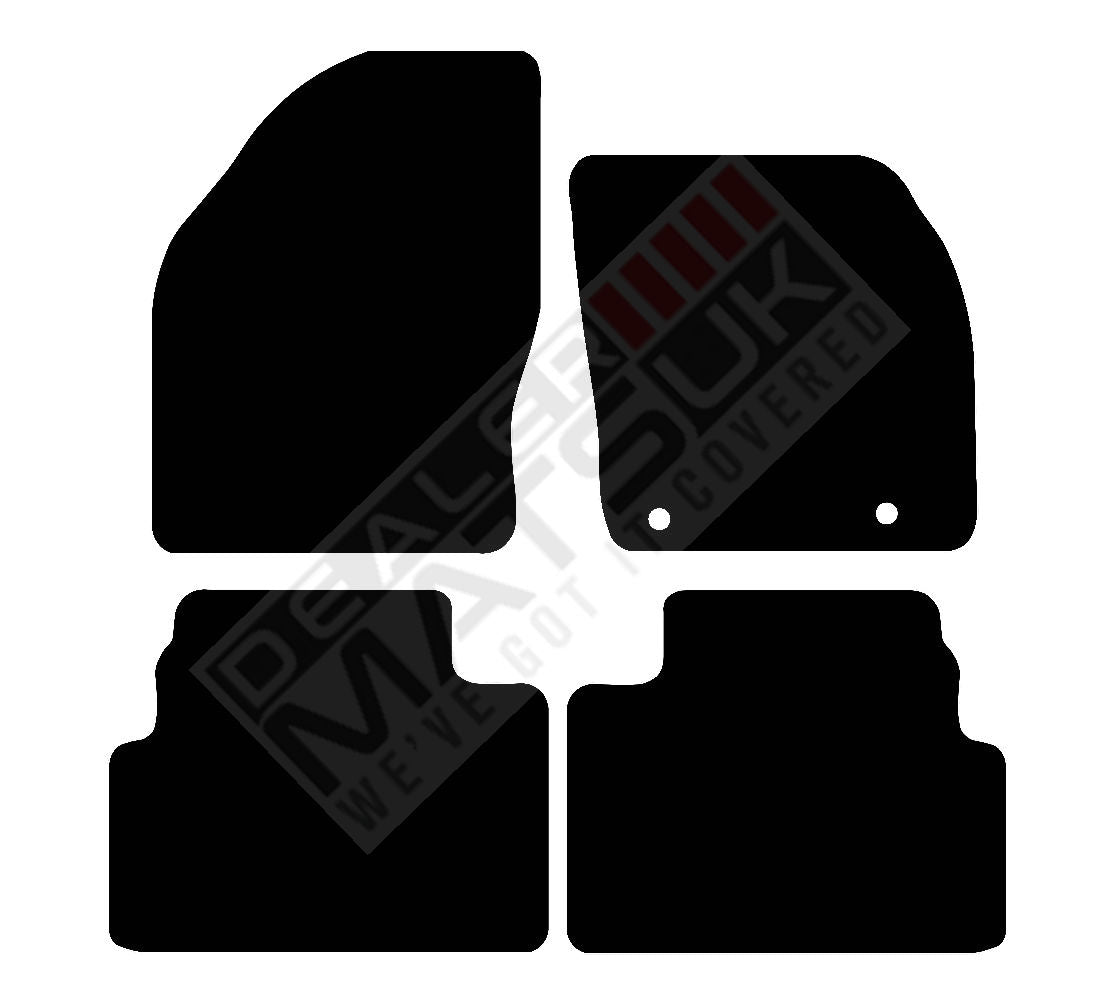 Ford Kuga (2008-2012) Car Mats (No Clips) Mat Shape