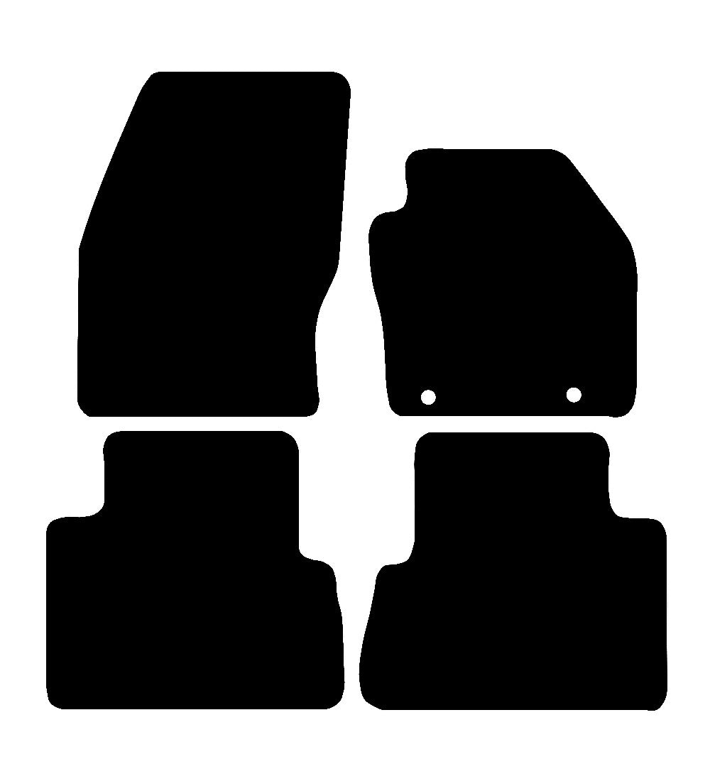 Ford S Max (2010-2011) Car Mats Mat Shape
