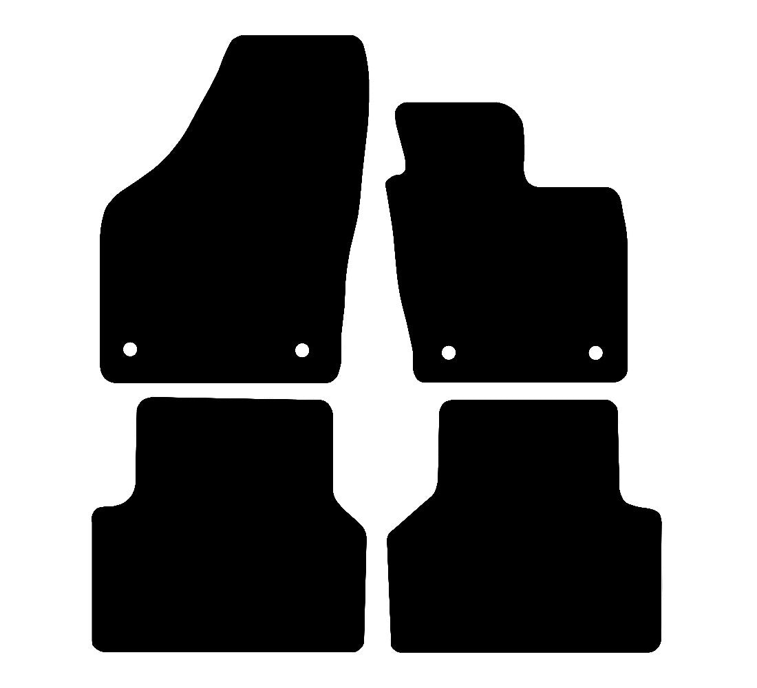 Audi Q3 (2011-2018) Car Mats Mat Shape