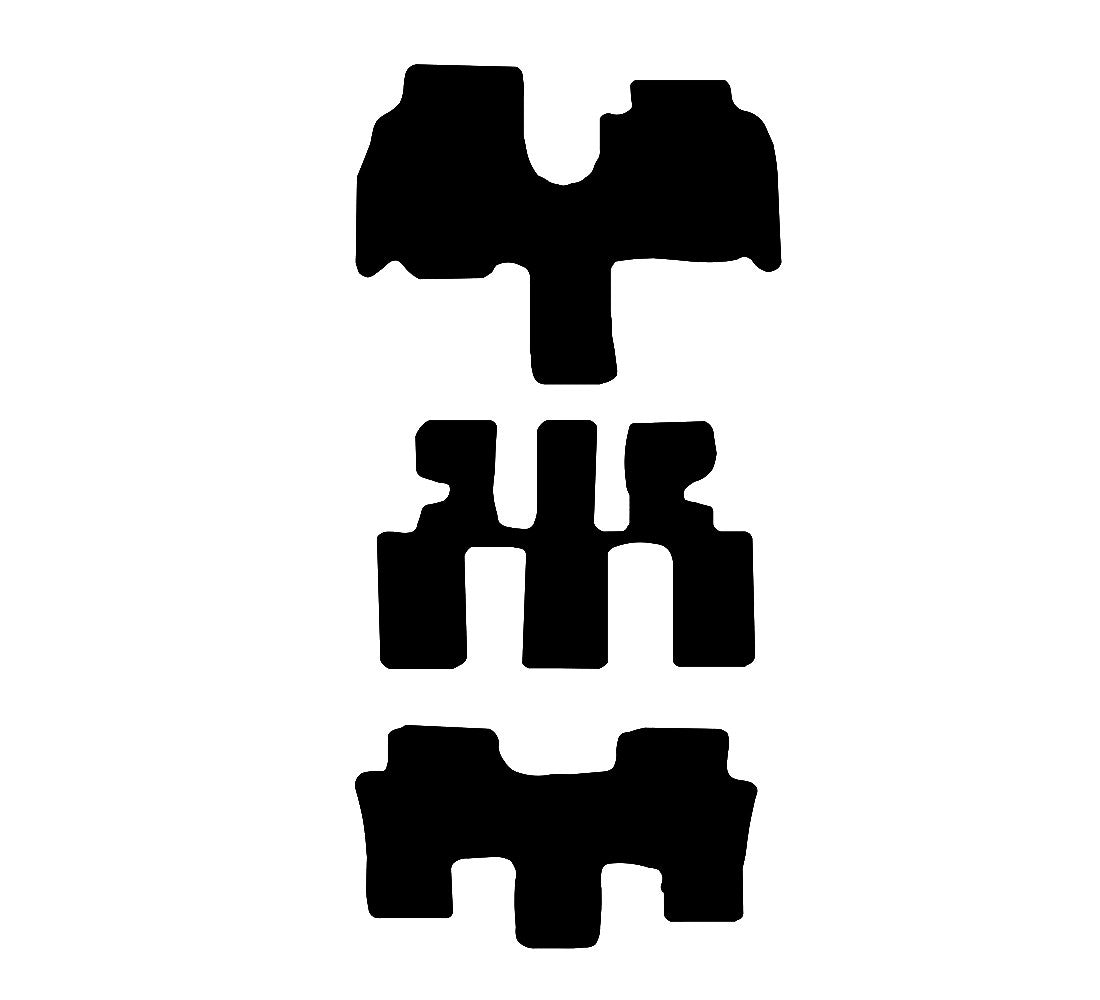 Peugeot 807 (2002-2010) Car Mats Mat Shape