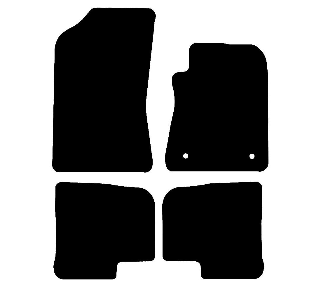 Citroen C3 (2016-2024) Car Mats Mat Shape
