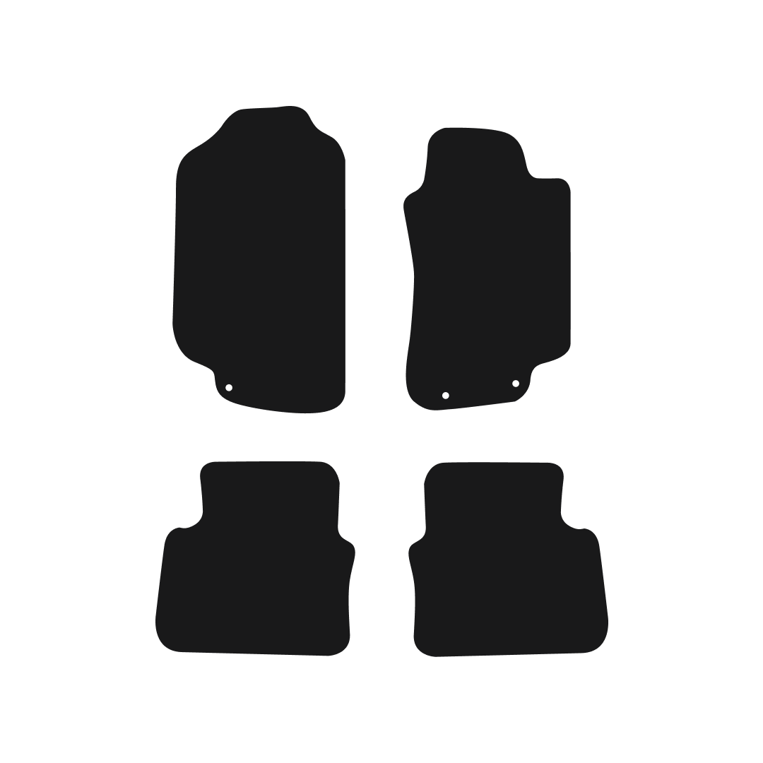 Saab 9-5 (1997-2005) Car Mats Mat Shape