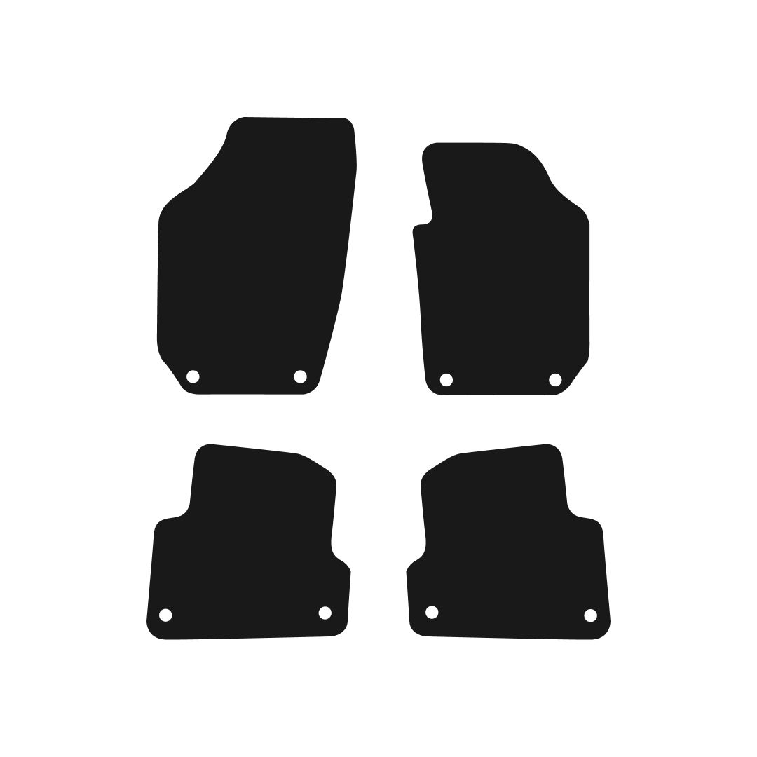 Skoda Fabia (2007-2014) Car Mats Mat Shape