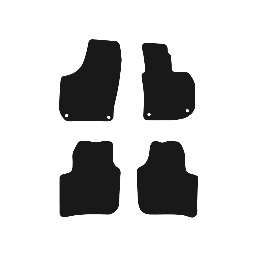 Skoda Superb (2008-2015) Car Mats Mat Shape