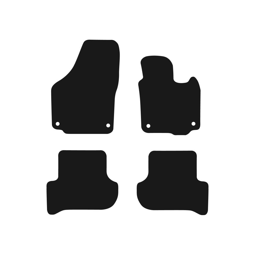 Skoda Yeti (2009-2017) Car Mats Mat Shape